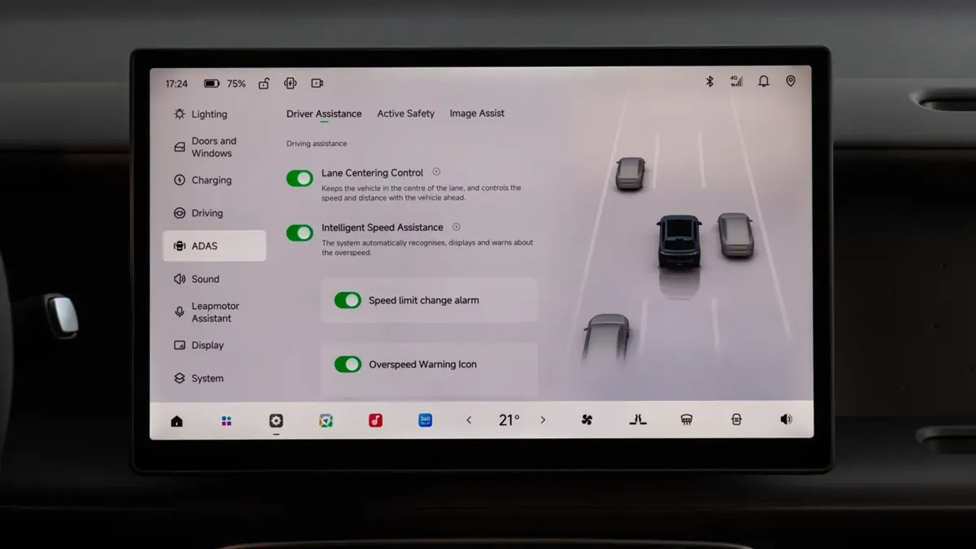 Elettronauti - Leapmotor B10 Standard Range - Infotainment