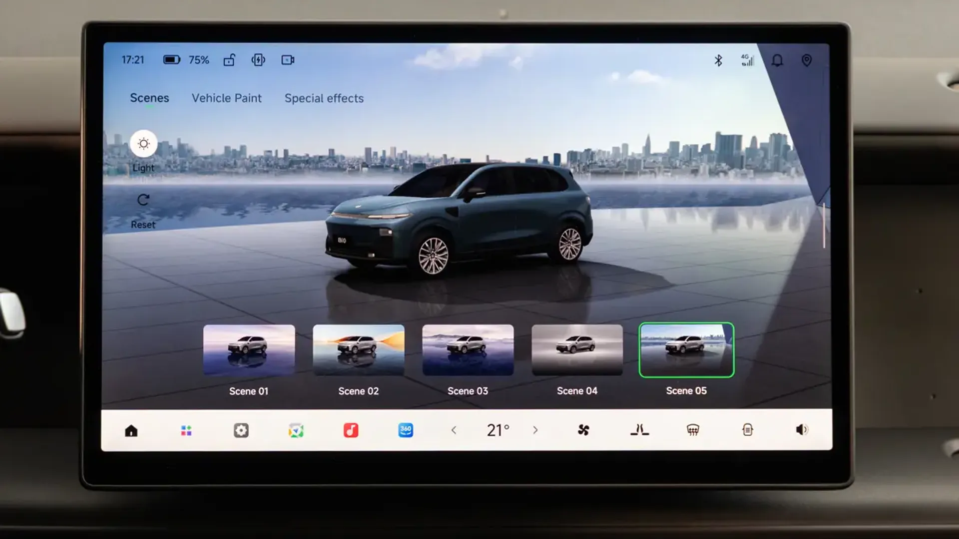 Elettronauti - Leapmotor B10 Standard Range - Infotainment - Vista della plancia