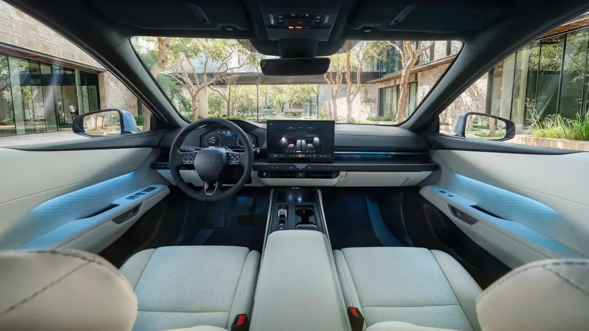 Elettronauti - Lexus ES 350e - Marrone - Plancia - Vista della plancia