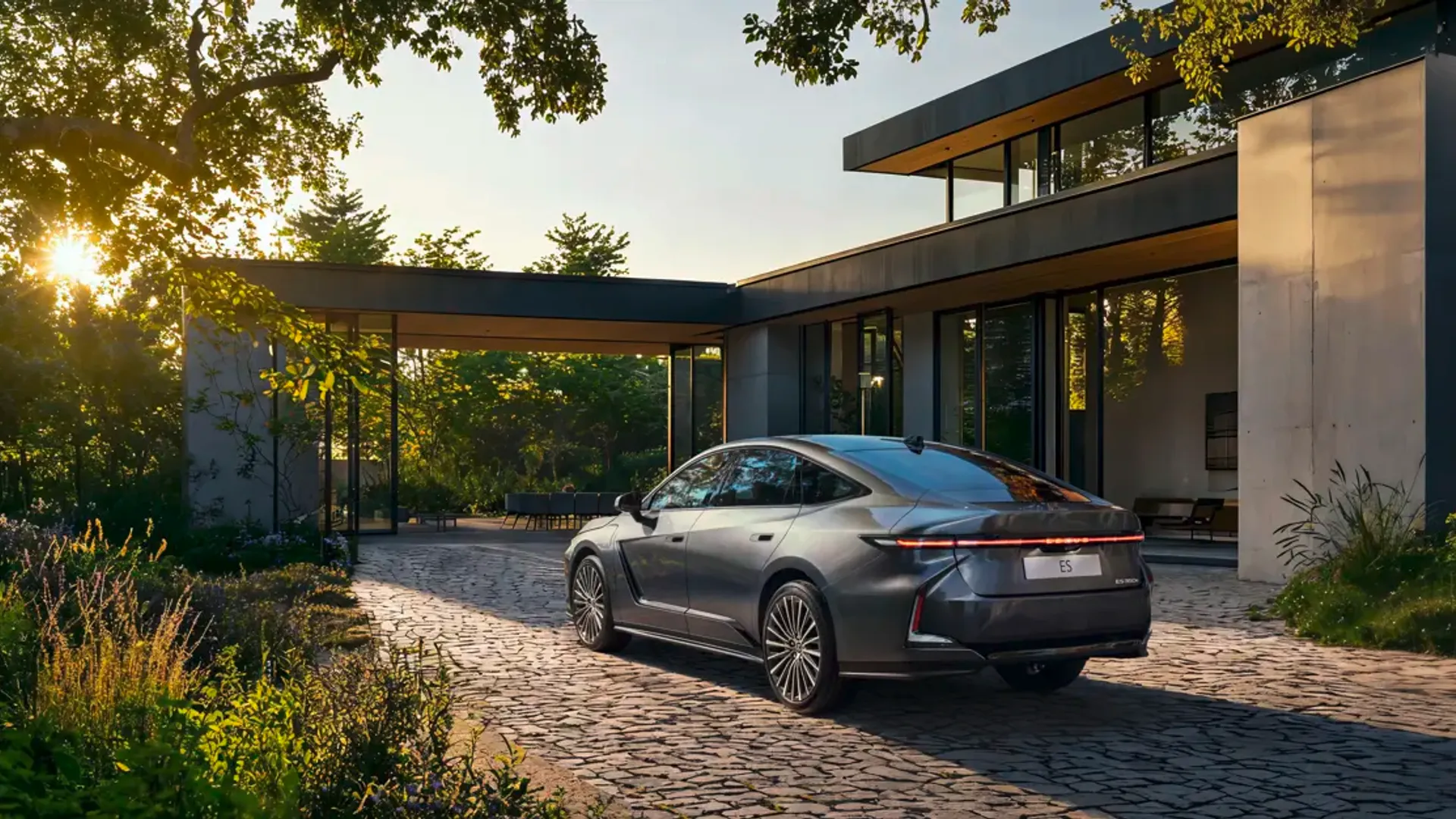 Elettronauti - Lexus ES 350e - Grigio - Esterno - Vista anteriore a tre quarti