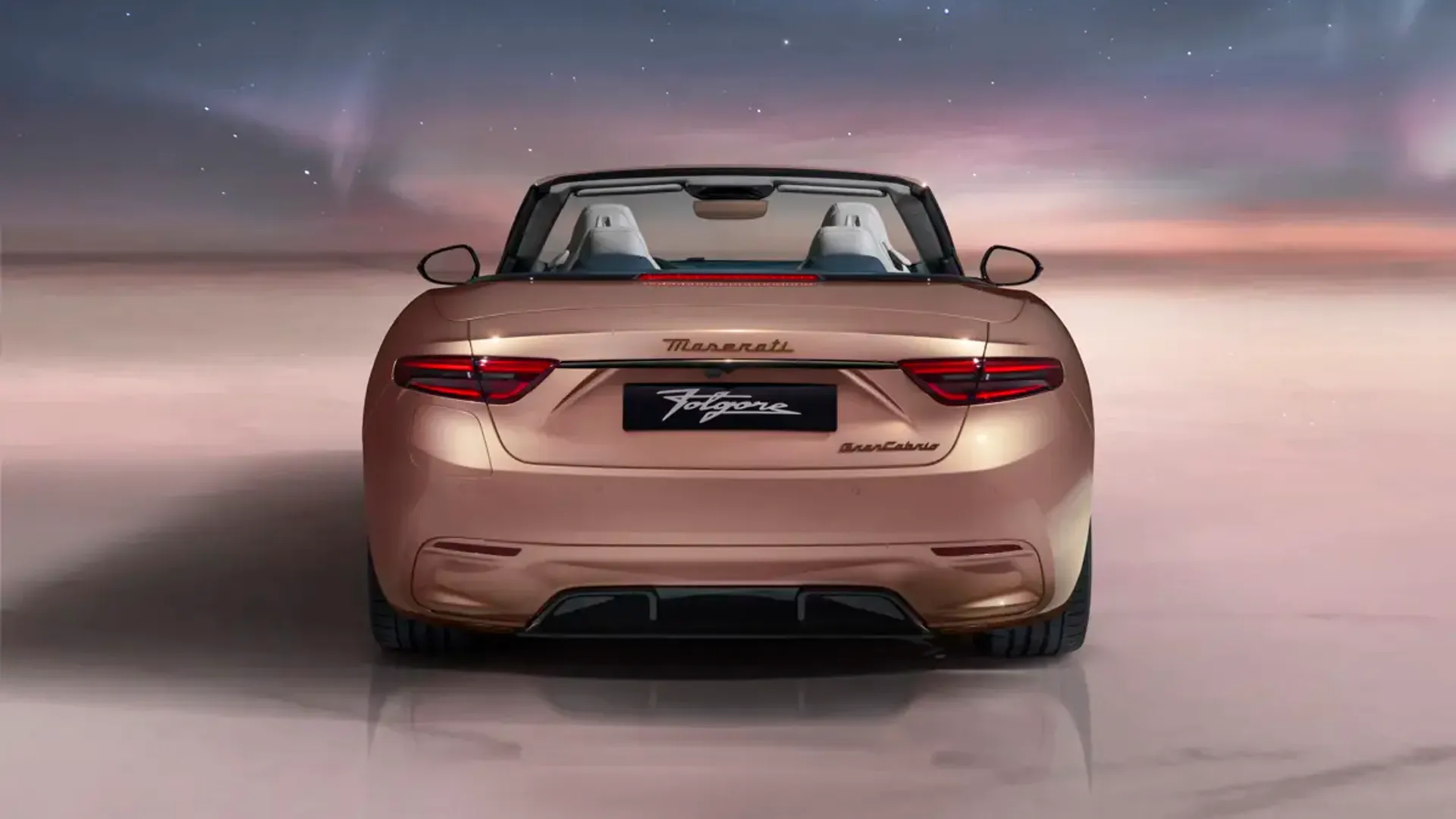 Elettronauti - Maserati GranCabrio Folgore - Rose Gold - Esterno - Vista anteriore a tre quarti