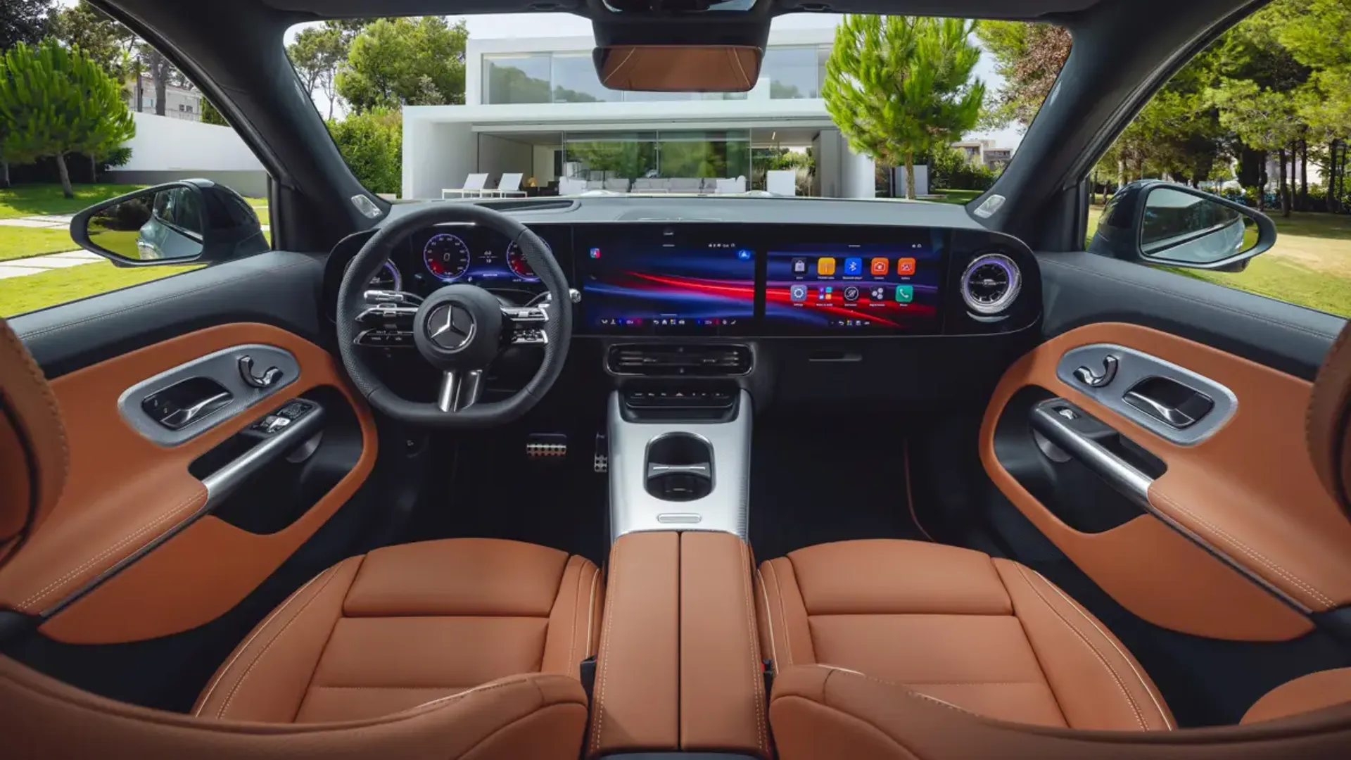 Elettronauti - Mercedes-Benz EQB 250+ - Interni - Vista della plancia