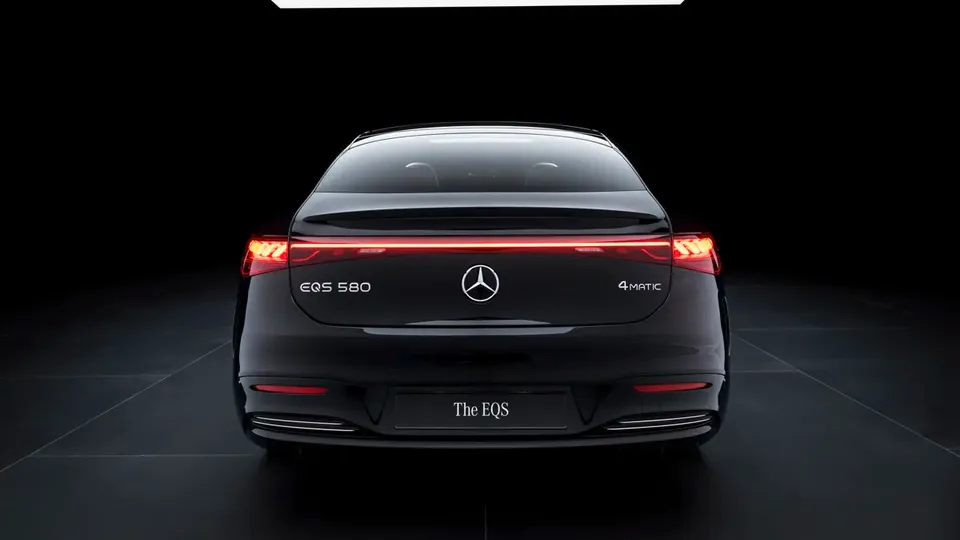 Elettronauti - Mercedes-EQ EQS 450 4MATIC - Nero - Esterno - Vista posteriore