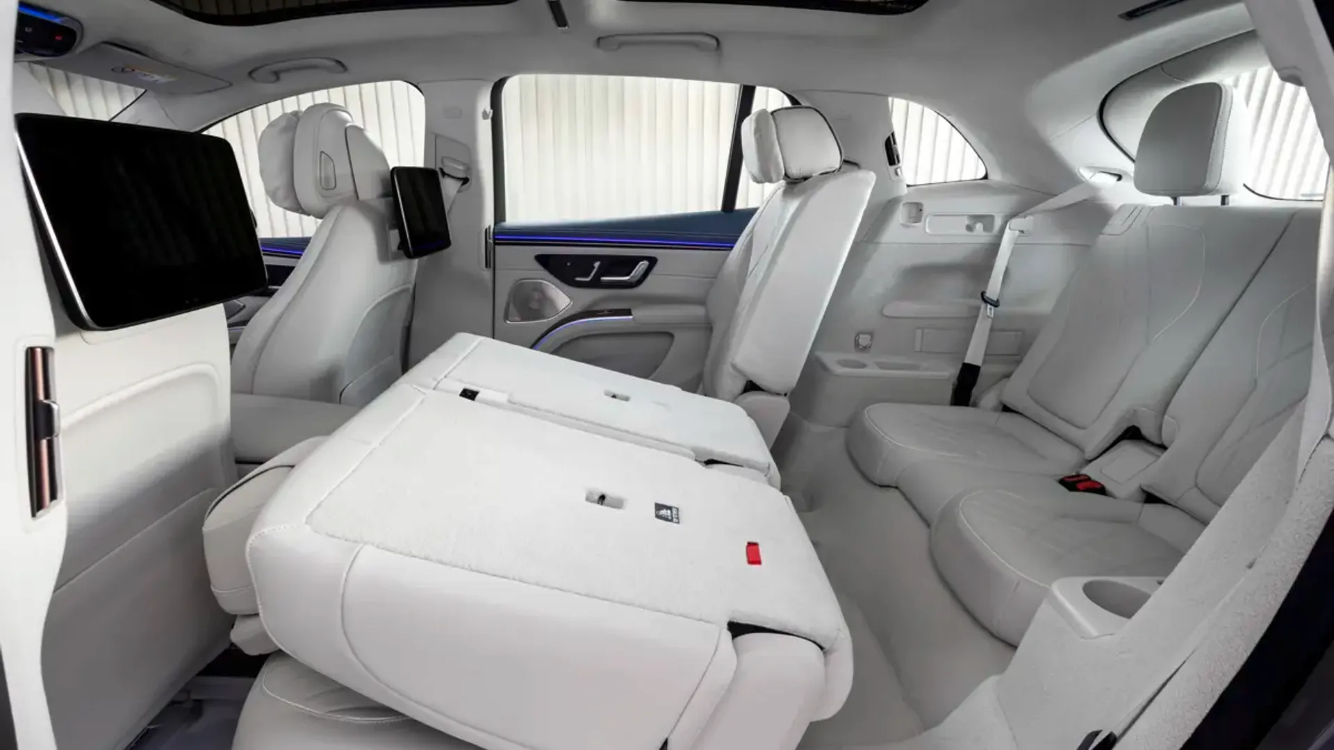 Elettronauti - Mercedes-Benz EQS SUV 450 4MATIC - Beige - Sedili - Sedili posteriori