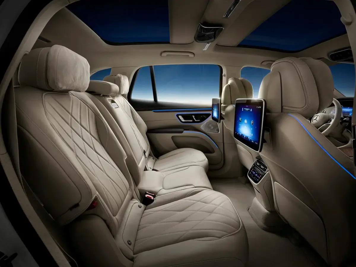 Elettronauti - Mercedes-Benz EQS SUV 450 4MATIC - Cream - Sedili - Sedili posteriori