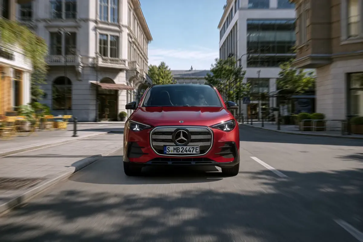 Elettronauti - Mercedes-Benz GLA 200 - Rose Gold - Esterno - Vista anteriore a tre quarti