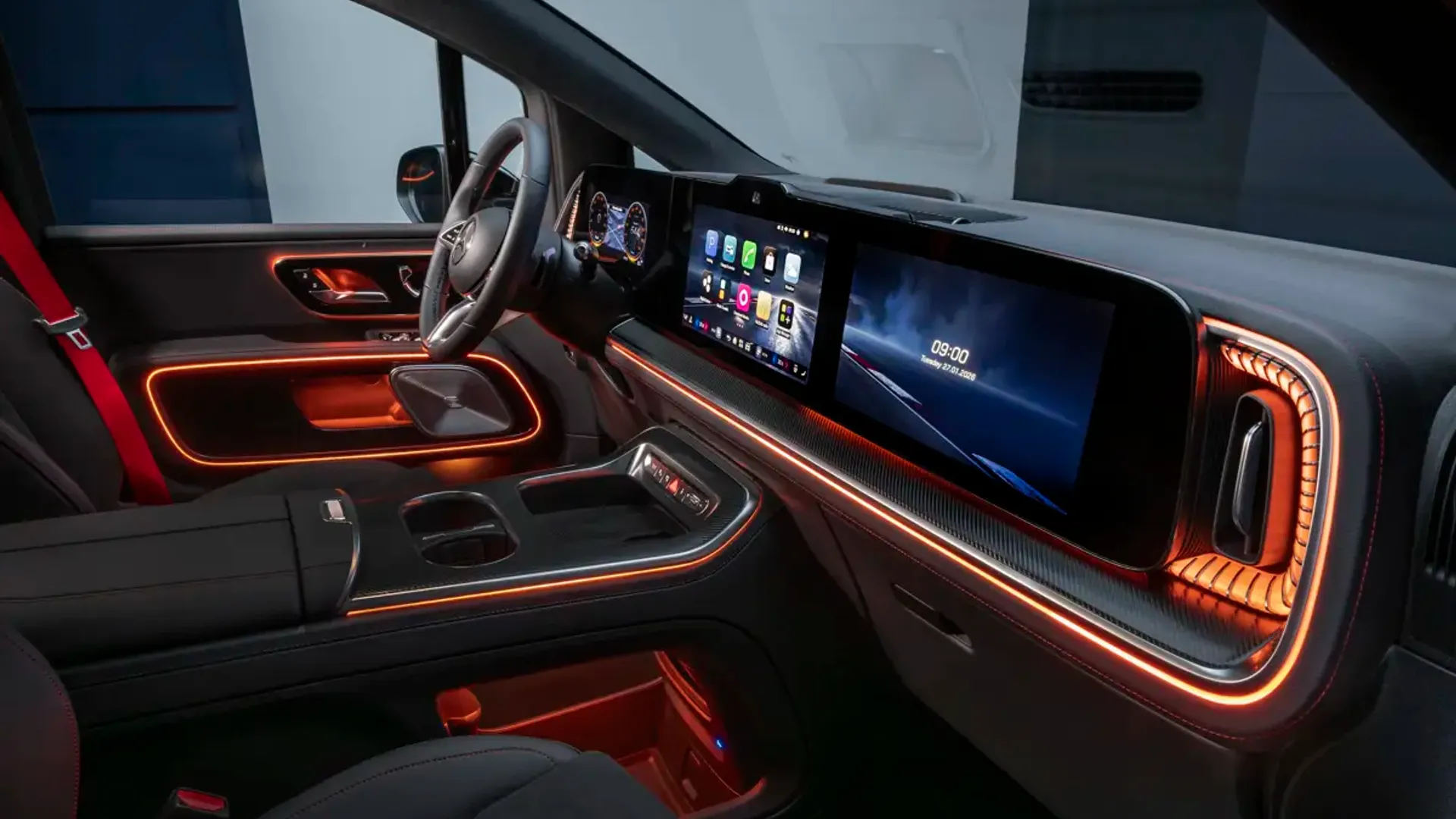 Elettronauti - Mercedes-Benz VLE 300 - Plancia - Vista della plancia