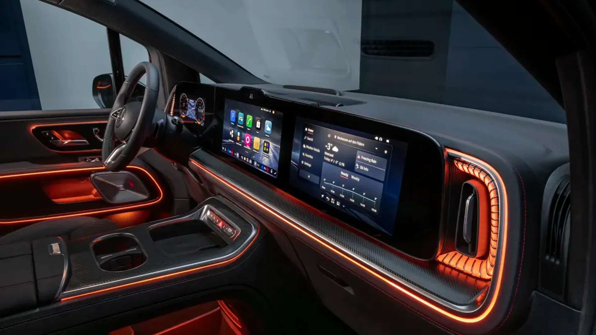 Elettronauti - Mercedes-Benz VLE 300 - Plancia - Vista della plancia