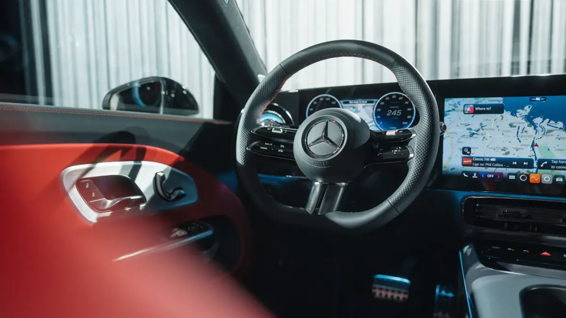 Elettronauti - Mercedes CLA 200 Shooting Brake - Plancia - Vista della plancia