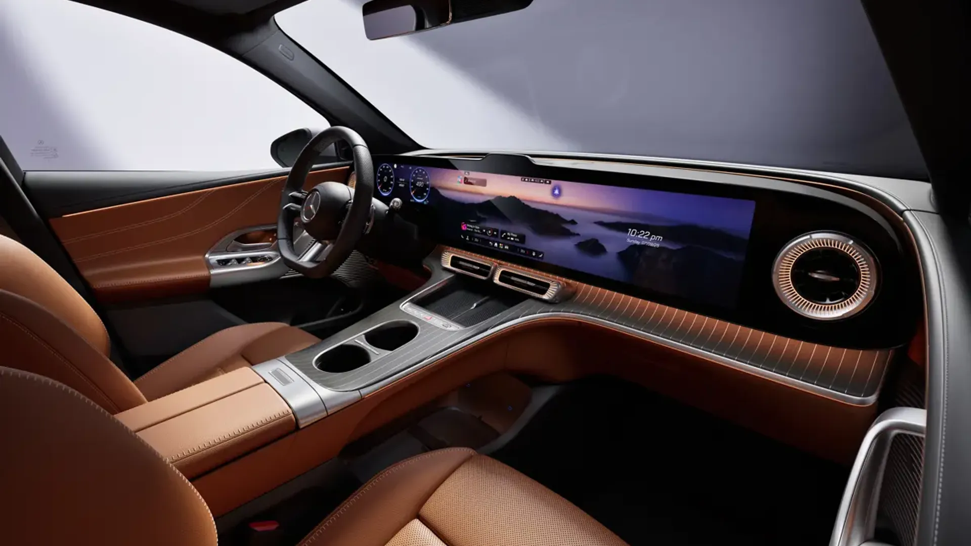 Elettronauti - Mercedes-Benz GLC 250 - Grigio - Infotainment - Vista anteriore a tre quarti