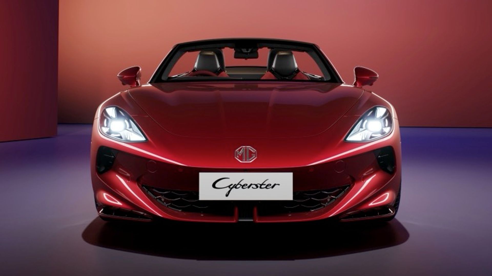 Elettronauti - MG Cyberster GT - Rosso - Esterno - Vista anteriore a tre quarti