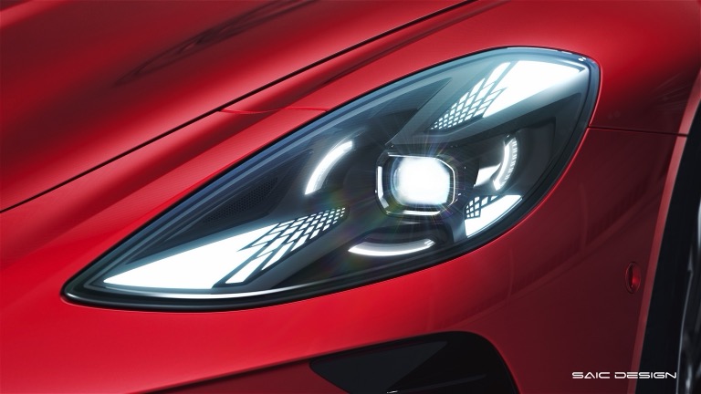 Elettronauti - MG Cyberster GT - Rosso - Esterno - Vista anteriore a tre quarti