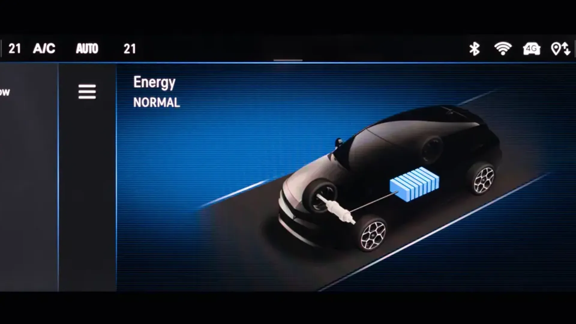 Elettronauti - Opel Astra Electric 54kWh - Infotainment - Vista della plancia