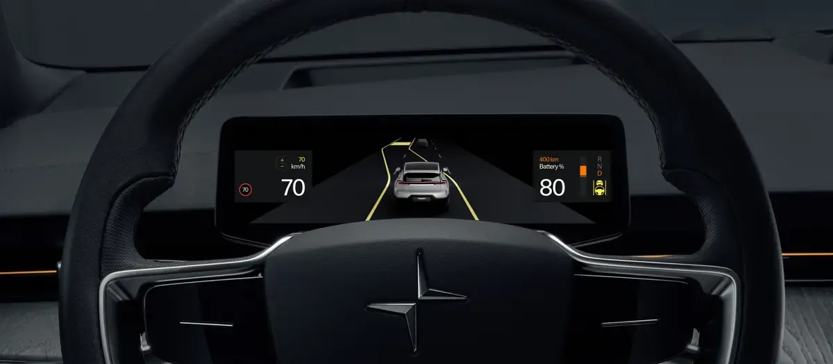 Elettronauti - Polestar 3 Long Range Dual Motor - Infotainment - Vista della plancia