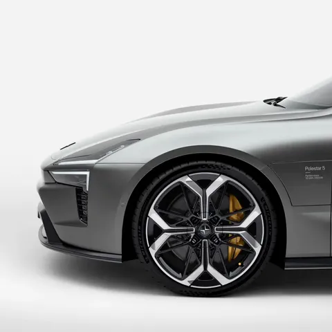 Elettronauti - Polestar 5 Dual Motor Performance - Cerchio - Vista laterale