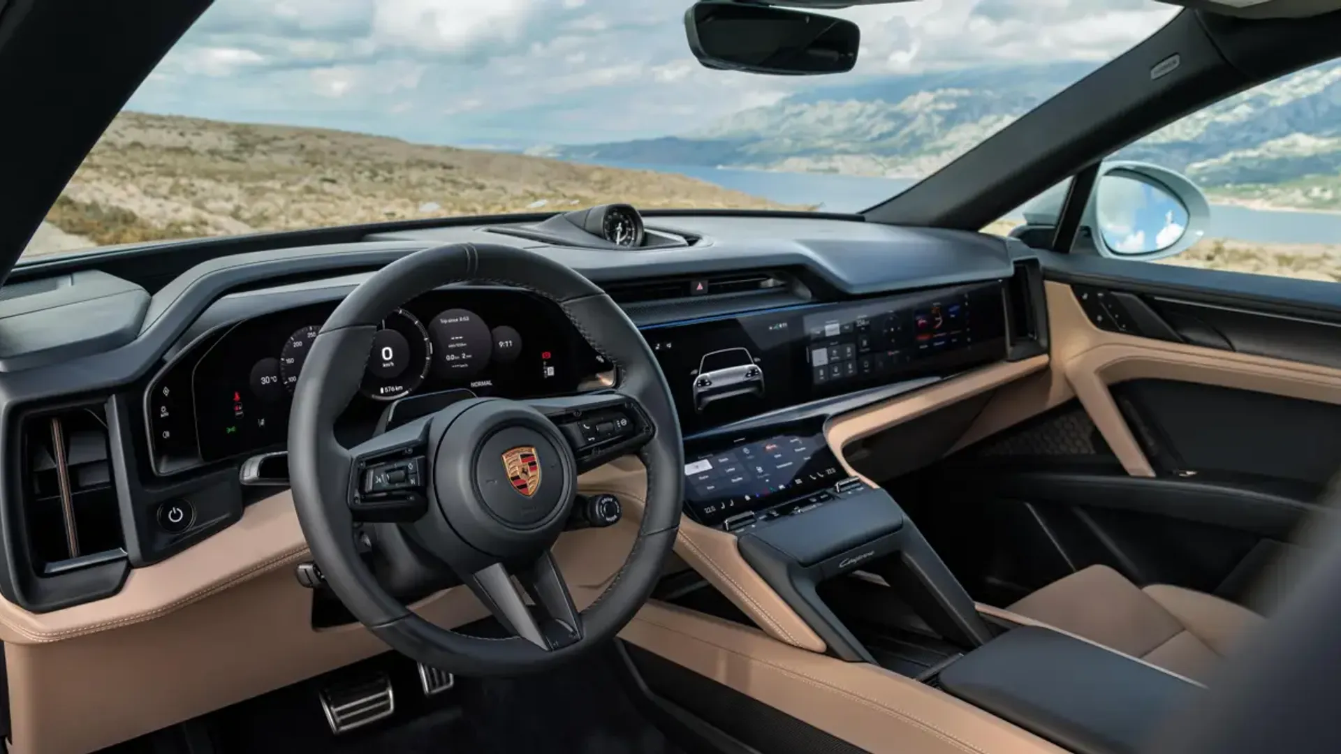 Elettronauti - Porsche Cayenne Coupé - Plancia - Vista della plancia