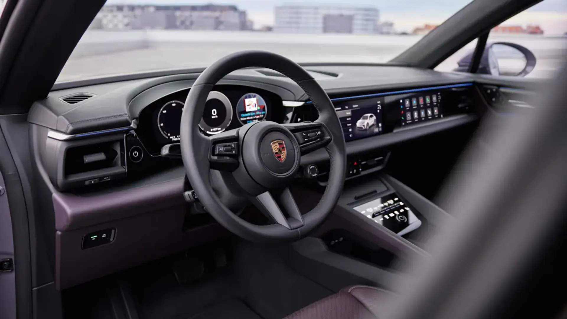 Elettronauti - Porsche Macan 4 - Plancia - Vista della plancia