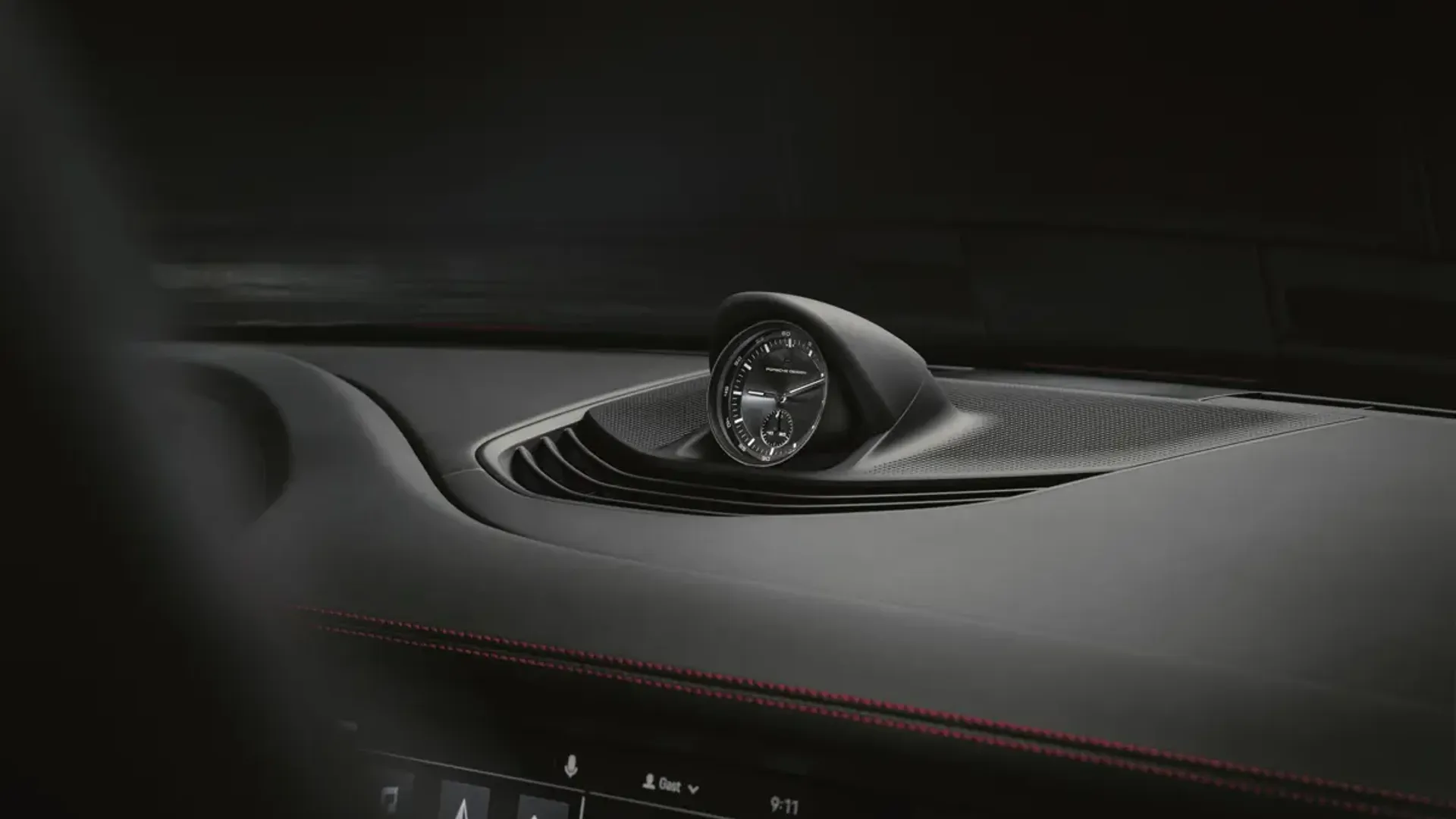 Elettronauti - Porsche Taycan GTS Sport Turismo - Nero - Interni - Vista della plancia