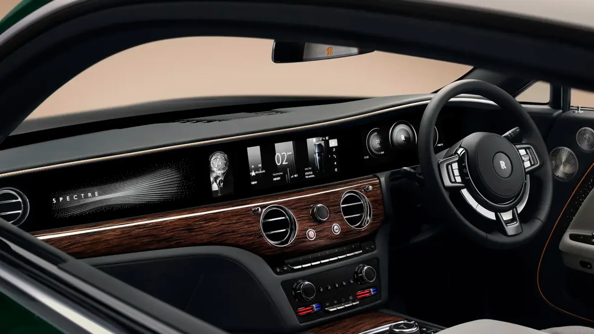 Elettronauti - Rolls-Royce Spectre Series II - Plancia - Vista della plancia
