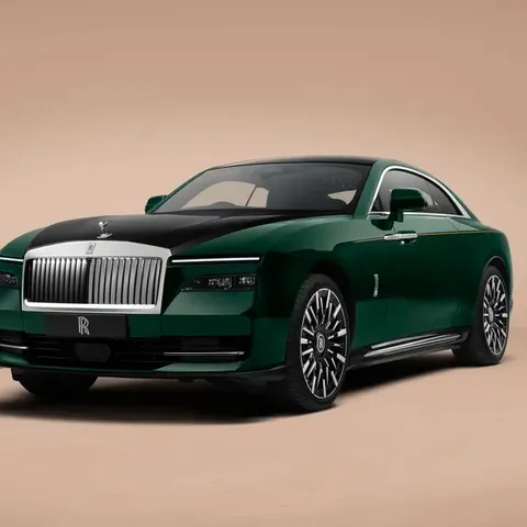 Elettronauti - Rolls-Royce Spectre Series II - Light Blue - Esterno - Vista anteriore a tre quarti