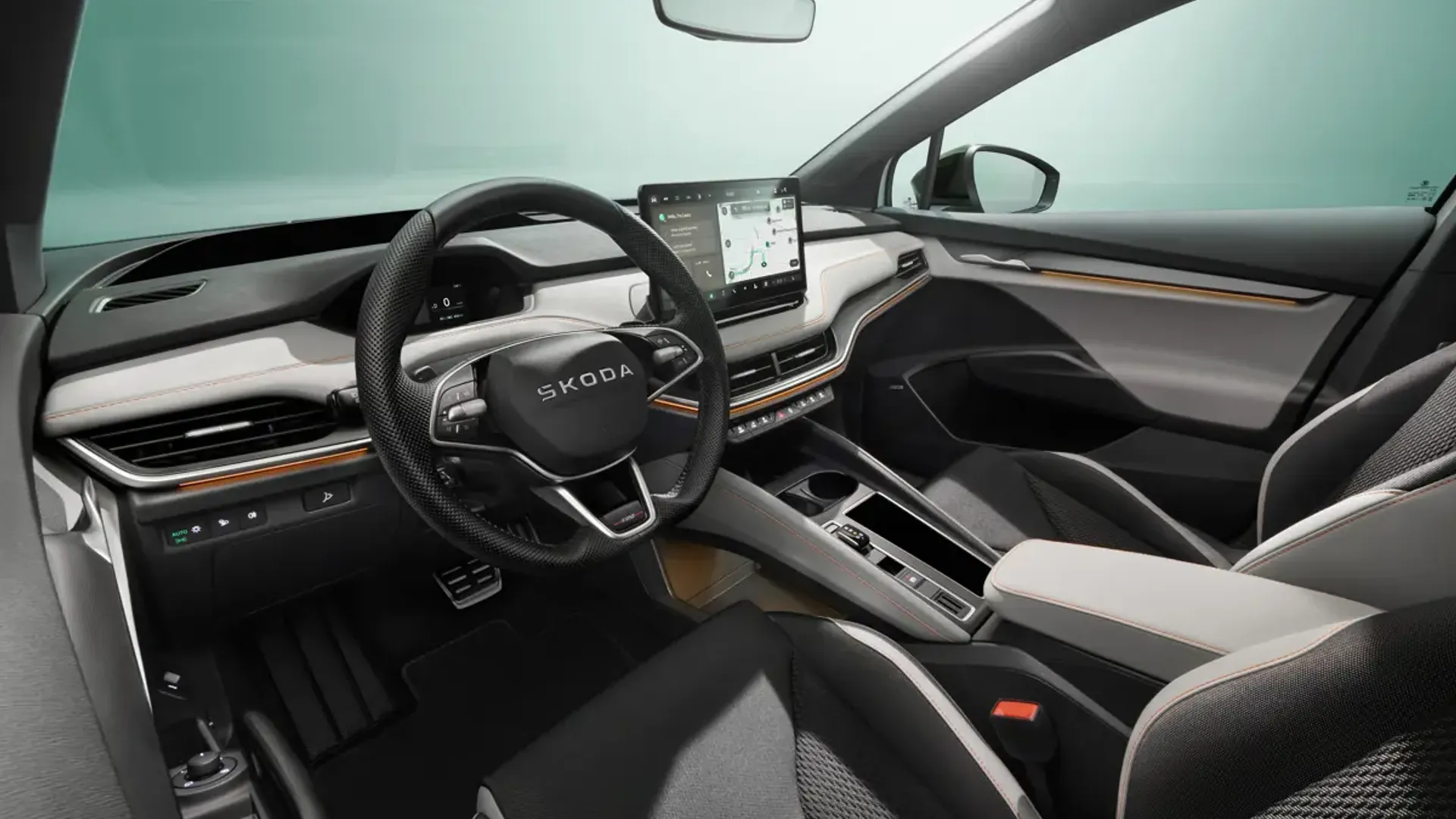 Elettronauti - Skoda Elroq 60 - Interni - Vista della plancia