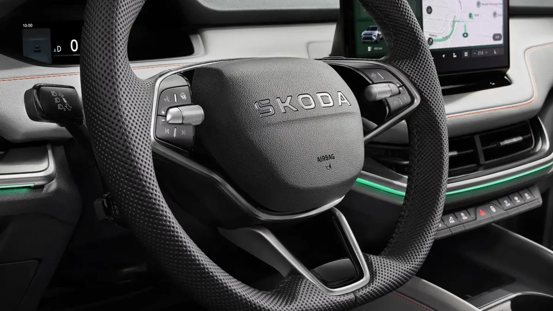 Elettronauti - Skoda Elroq 60 - Interni - Vista della plancia
