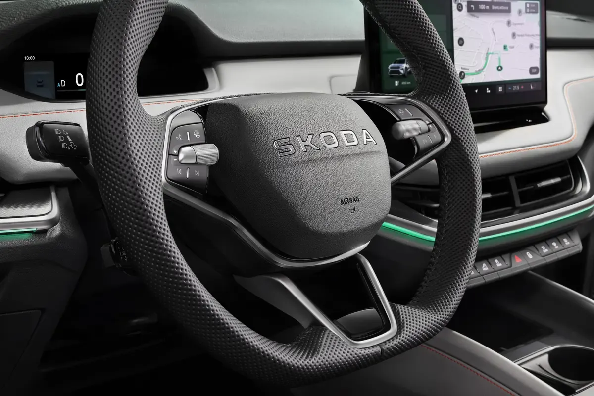 Elettronauti - Skoda Elroq 60 - Interni - Vista della plancia
