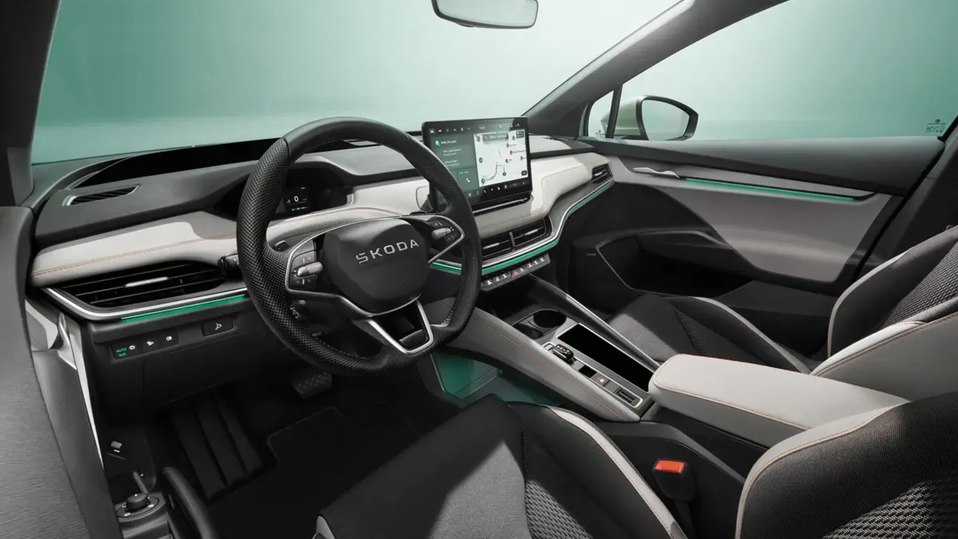Elettronauti - Skoda Elroq 60 - Grigio - Interni - Sedili anteriori