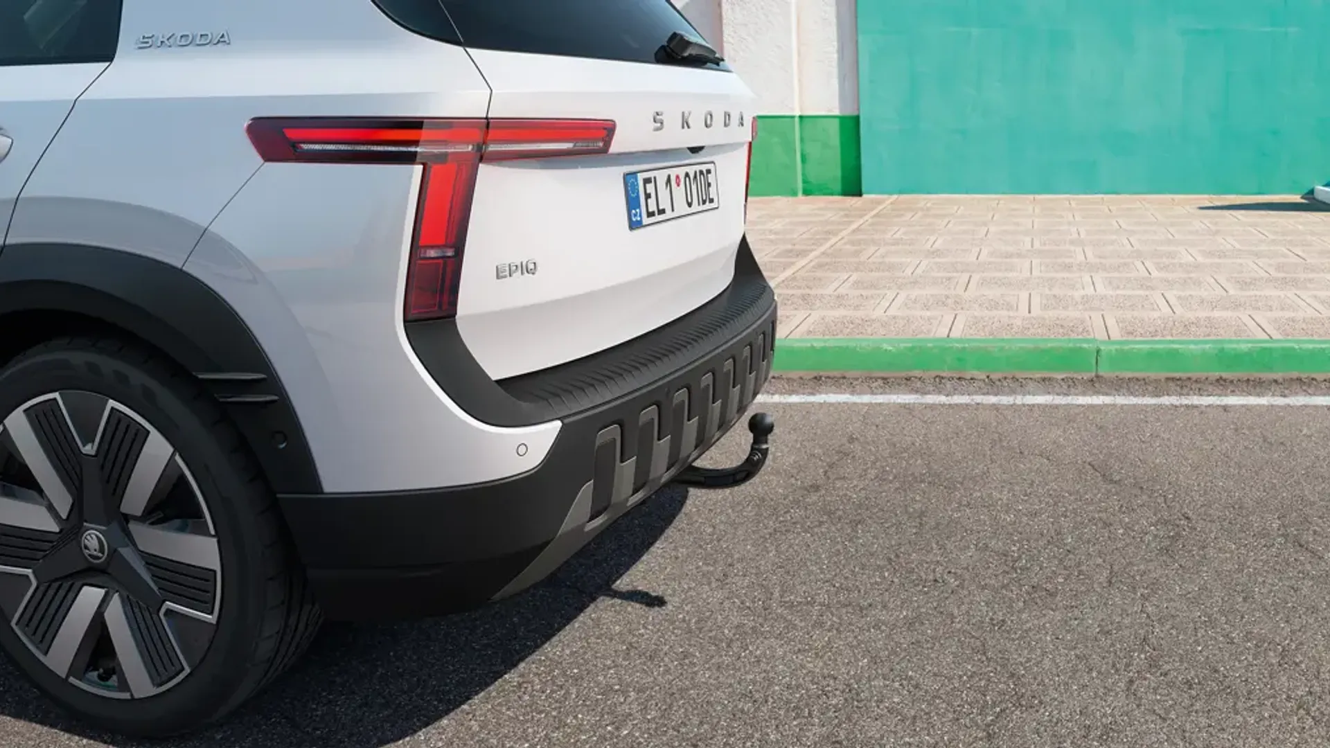 Elettronauti - Skoda Epiq 35 - Light Green - Esterno - Vista anteriore a tre quarti
