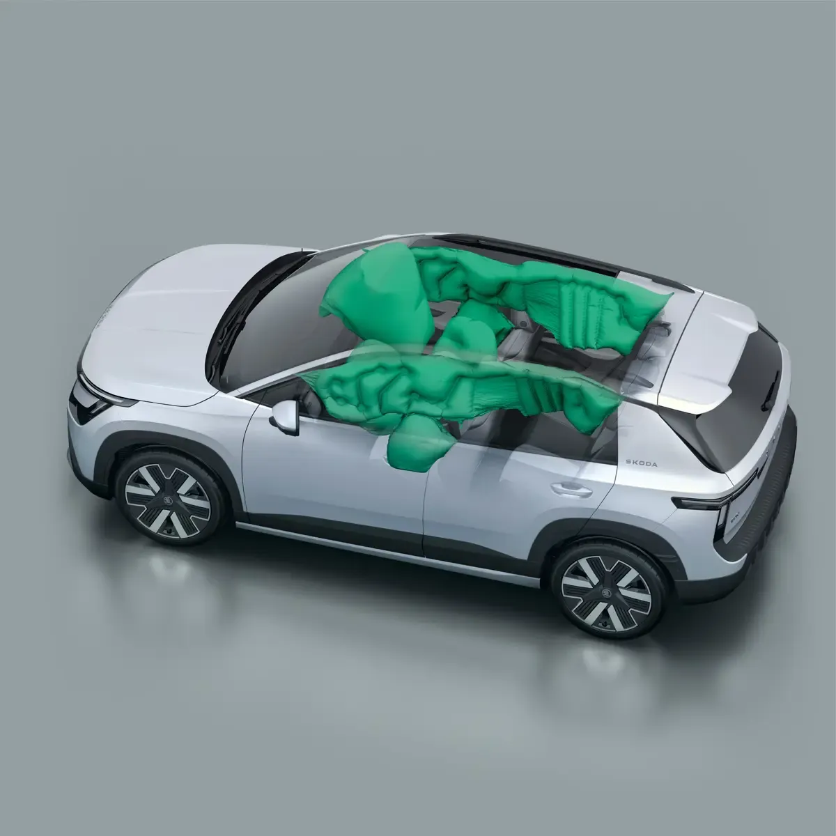 Elettronauti - Skoda Epiq 35 - Bianco - Esterno - Vista anteriore a tre quarti
