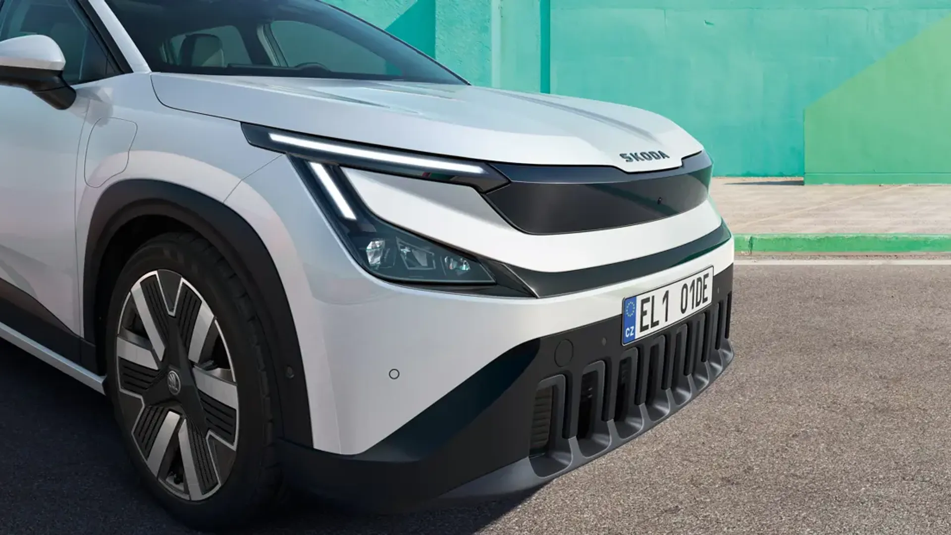 Elettronauti - Skoda Epiq 35 - Bianco - Esterno - Vista anteriore a tre quarti