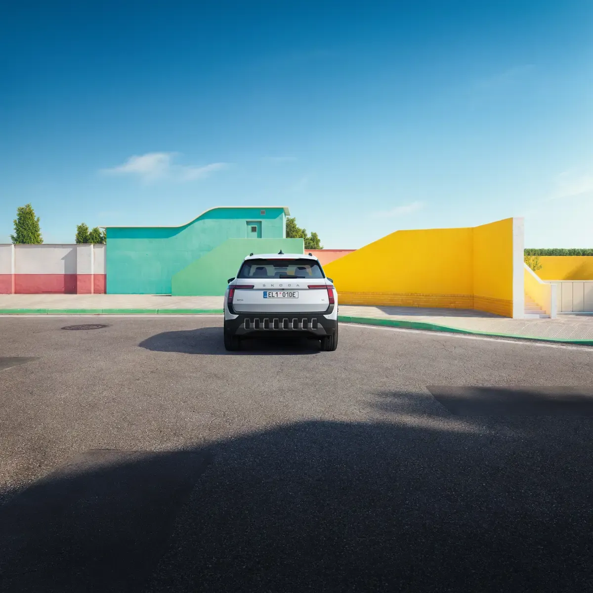 Elettronauti - Skoda Epiq 35 - Bianco - Esterno - Vista anteriore a tre quarti