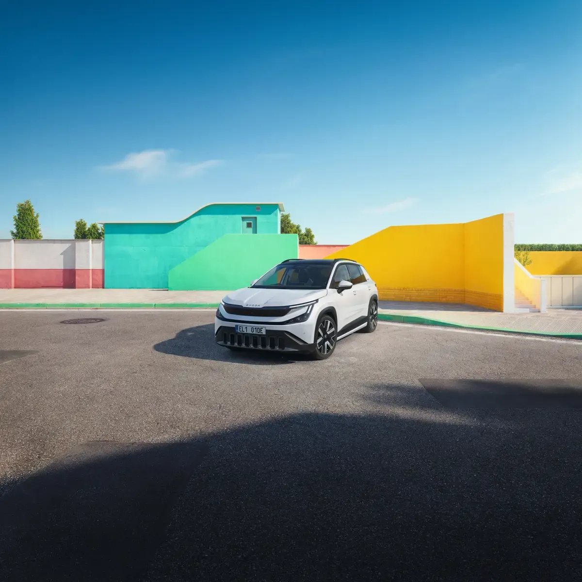 Elettronauti - Skoda Epiq 35 - Bianco - Esterno - Vista anteriore a tre quarti