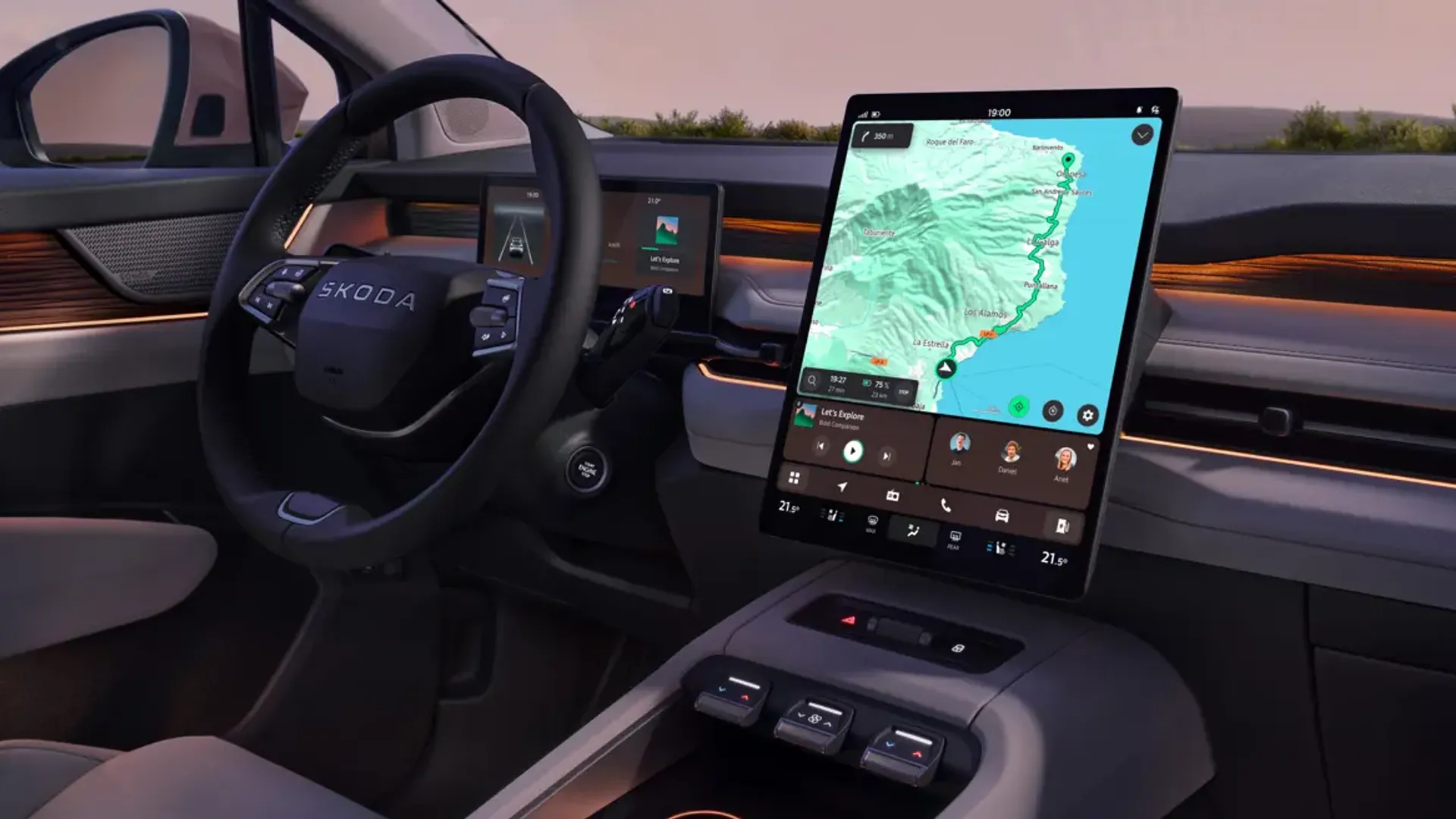 Elettronauti - Skoda Peaq 60 - Bianco - Infotainment - Vista anteriore a tre quarti
