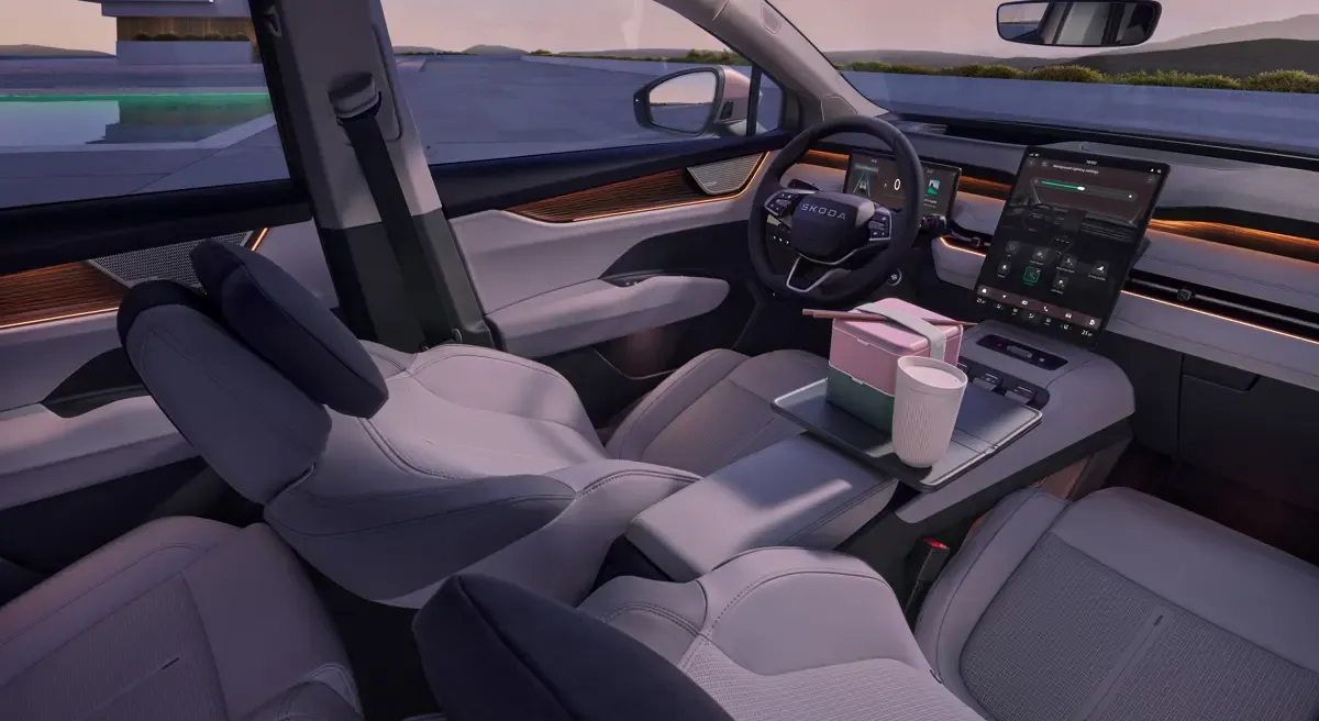 Elettronauti - Skoda Peaq 60 - Interni - Vista della plancia
