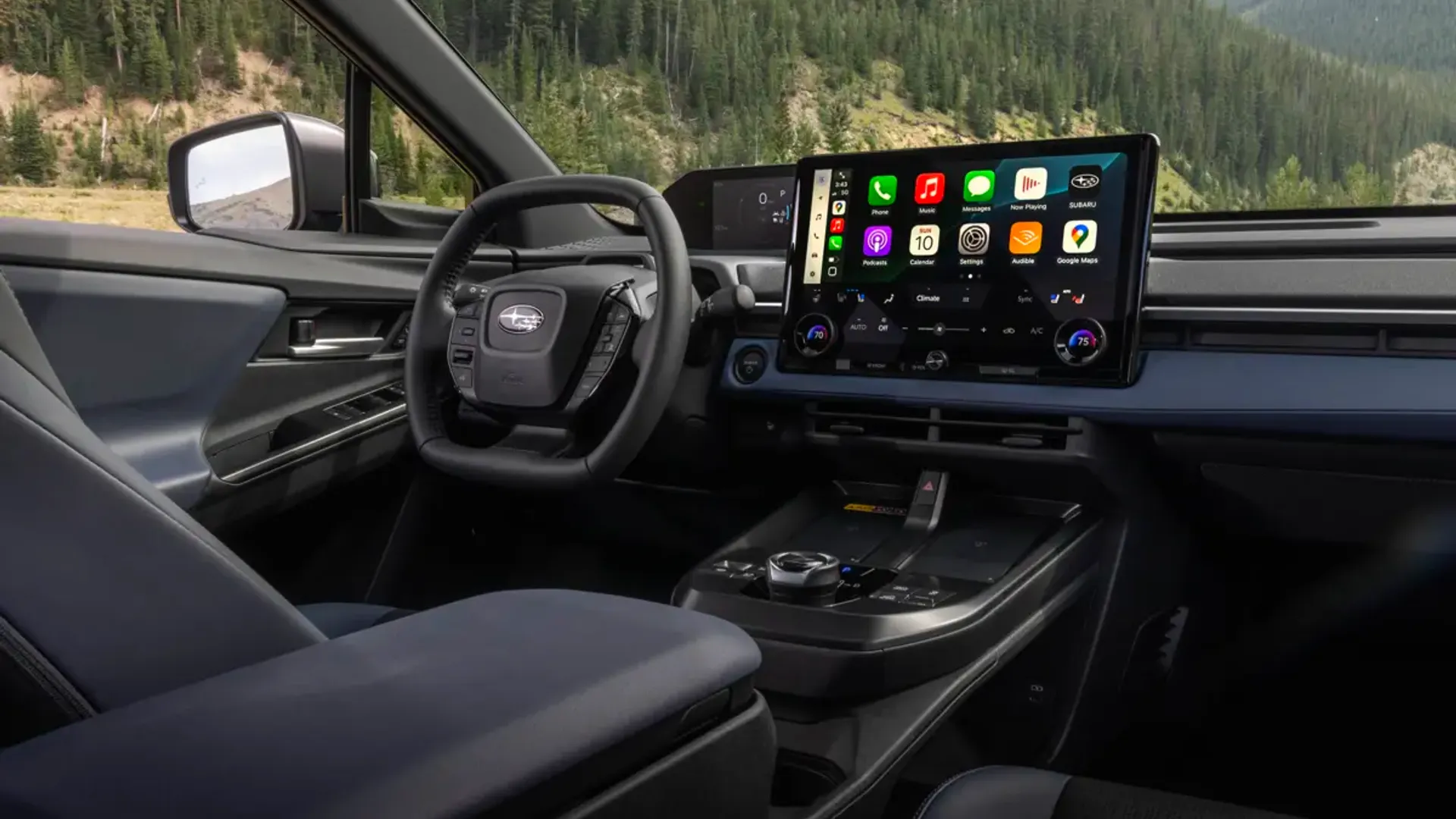 Elettronauti - Subaru Solterra AWD - Interni - Vista della plancia