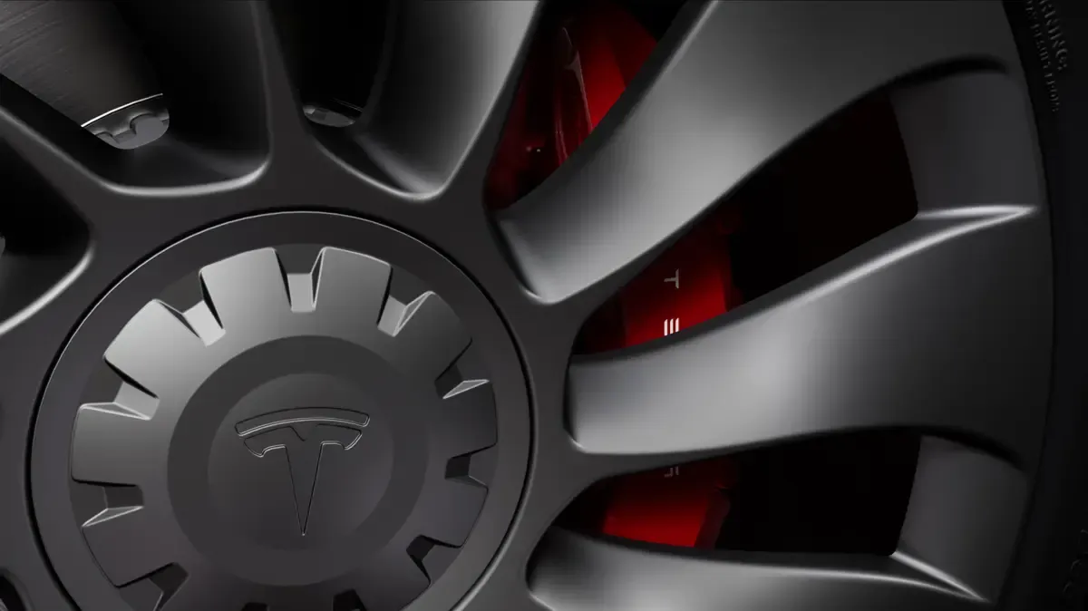 Elettronauti - Tesla Model 3 Performance - Grigio - Esterno - Vista anteriore a tre quarti