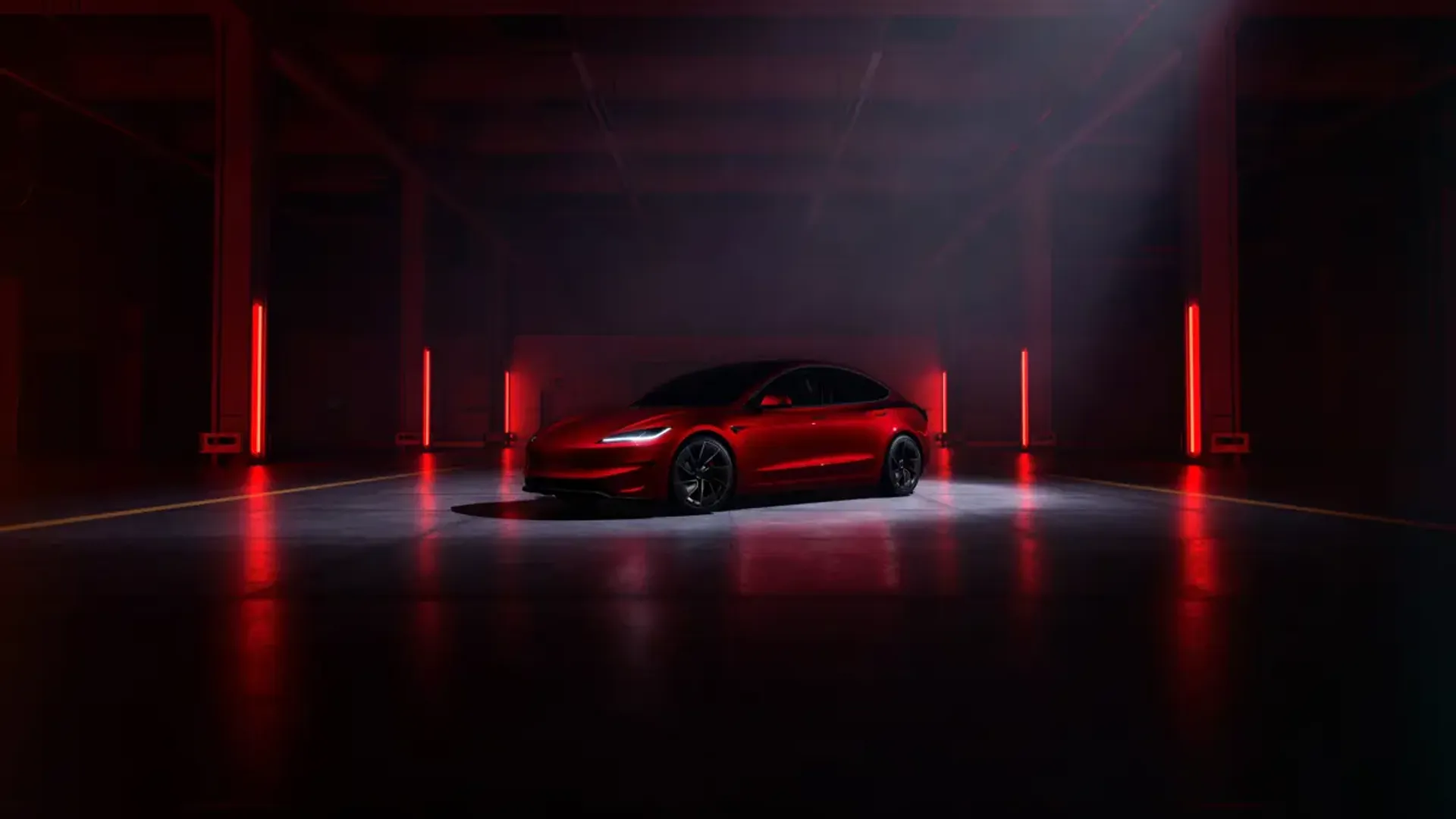 Elettronauti - Tesla Model 3 Performance - Grigio - Esterno - Vista anteriore a tre quarti