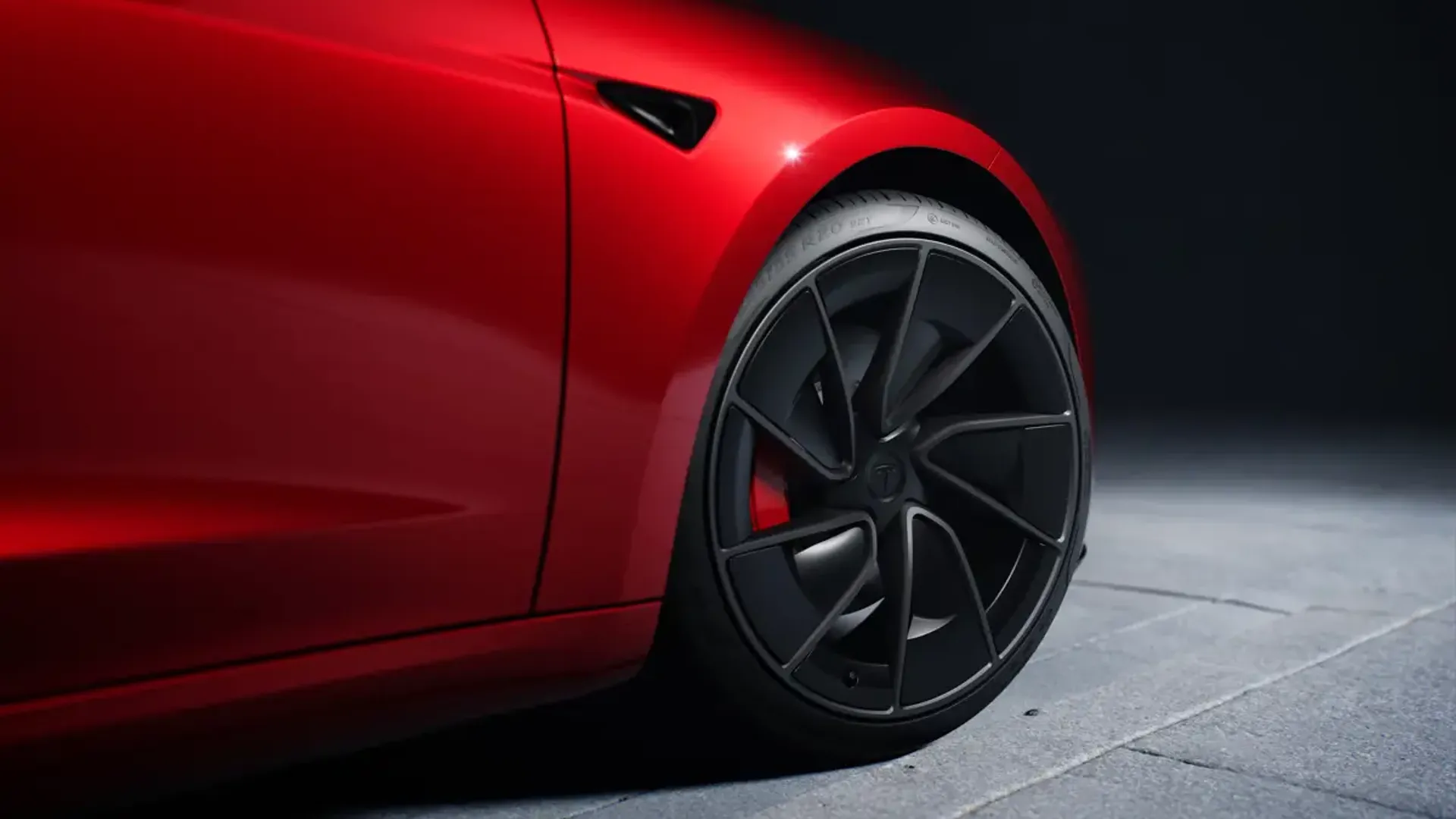 Elettronauti - Tesla Model 3 Performance - Rosso - Cerchio
