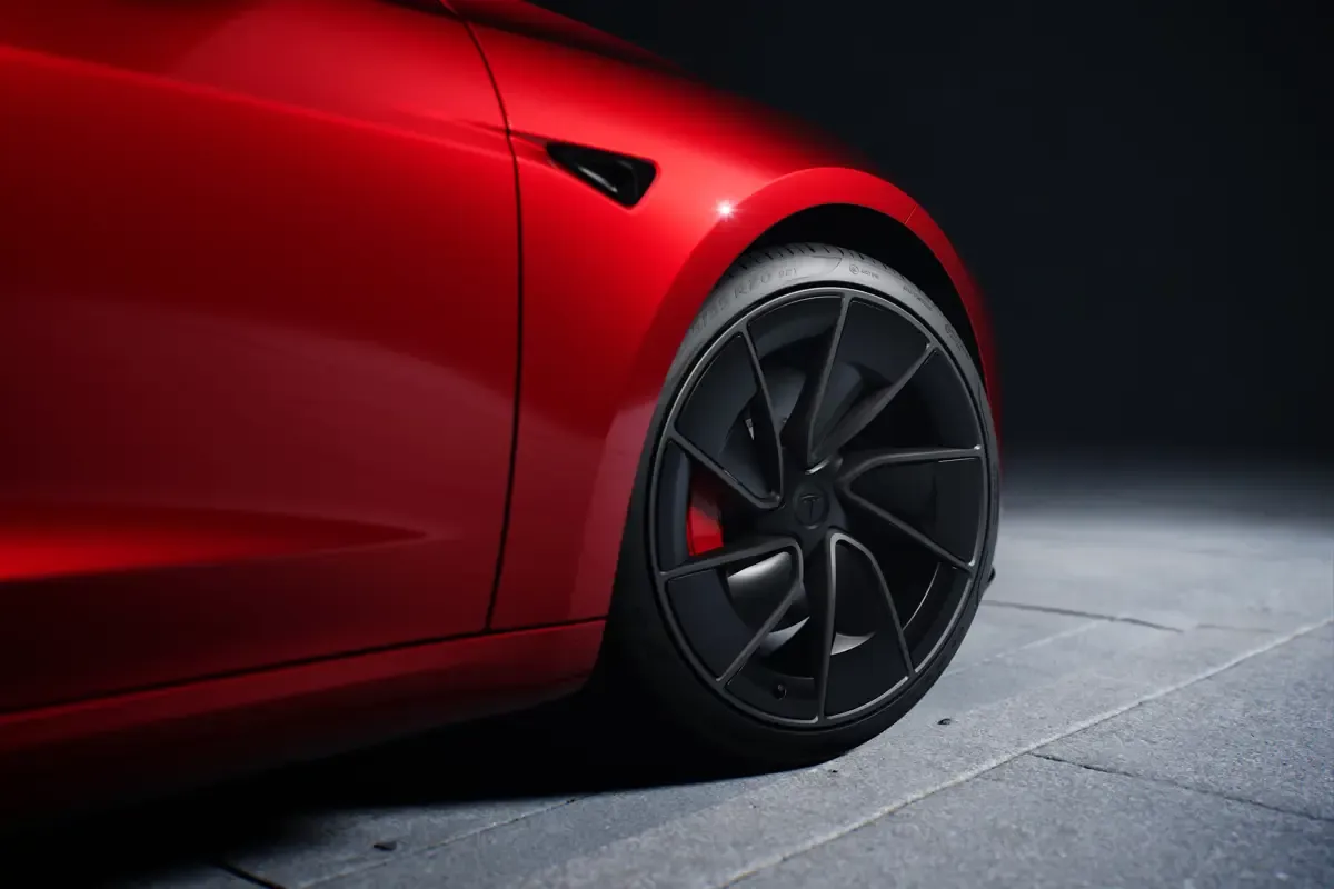 Elettronauti - Tesla Model 3 Performance - Rosso - Cerchio