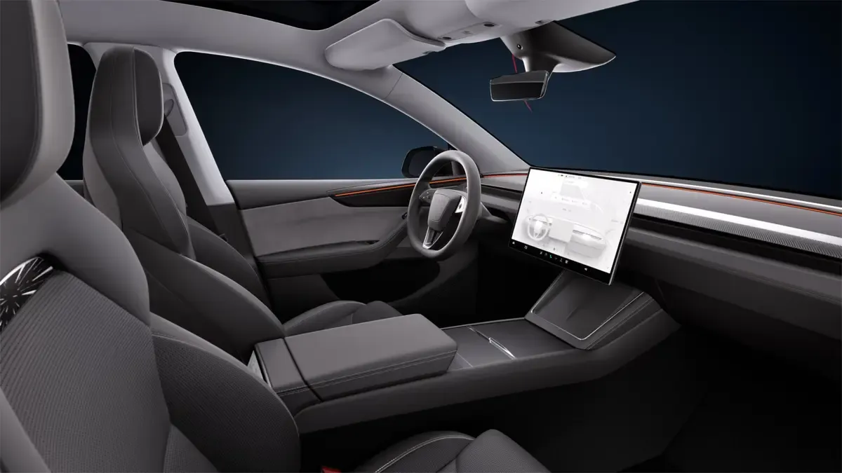 Elettronauti - Tesla Model Y Performance - Plancia - Vista della plancia
