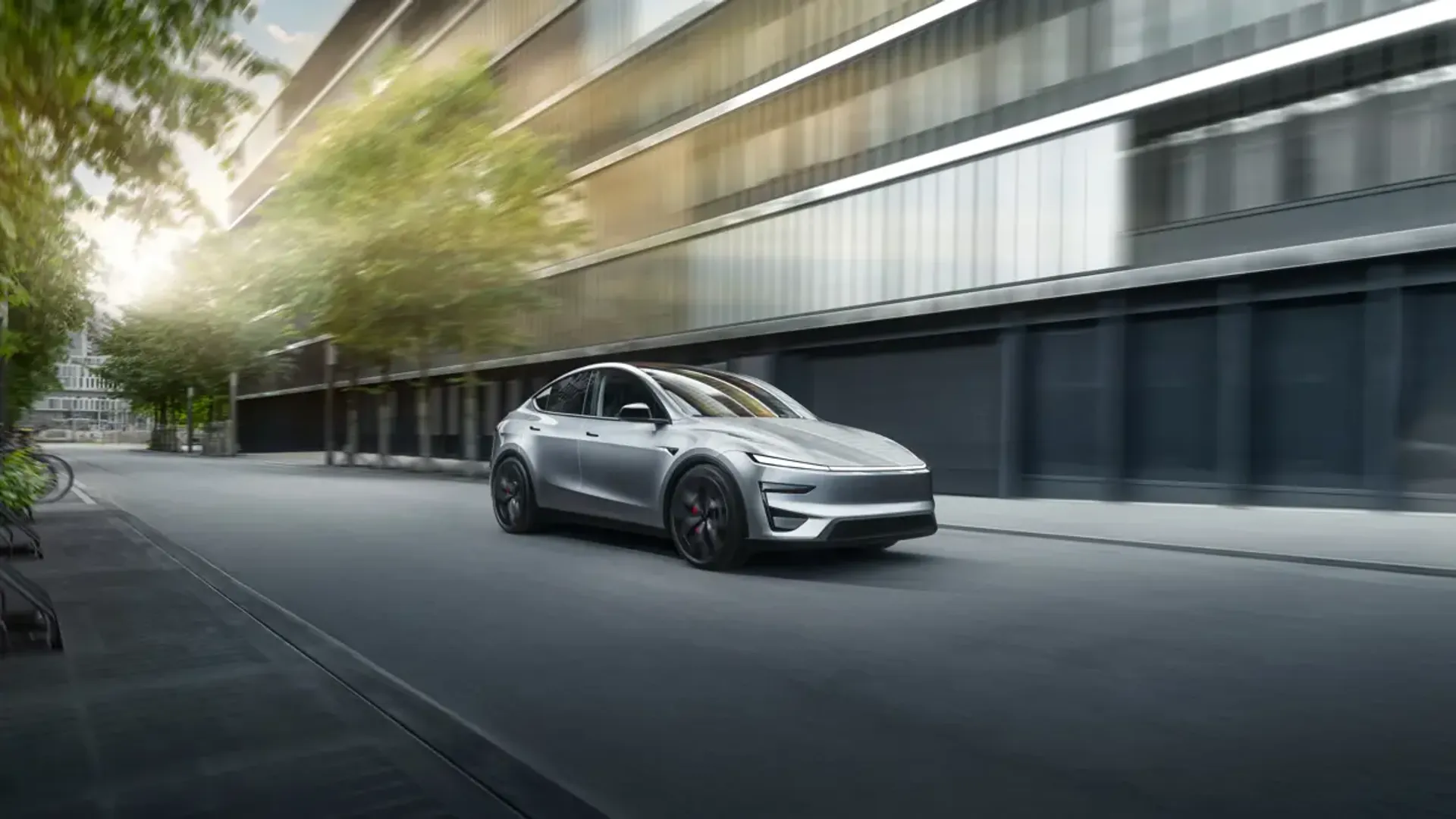 Elettronauti - Tesla Model Y Performance - Blu - Esterno - Vista anteriore a tre quarti