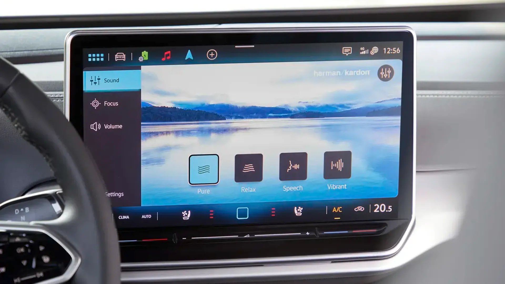 Elettronauti - Volkswagen ID.5 GTX 4MOTION - Infotainment - Vista della plancia