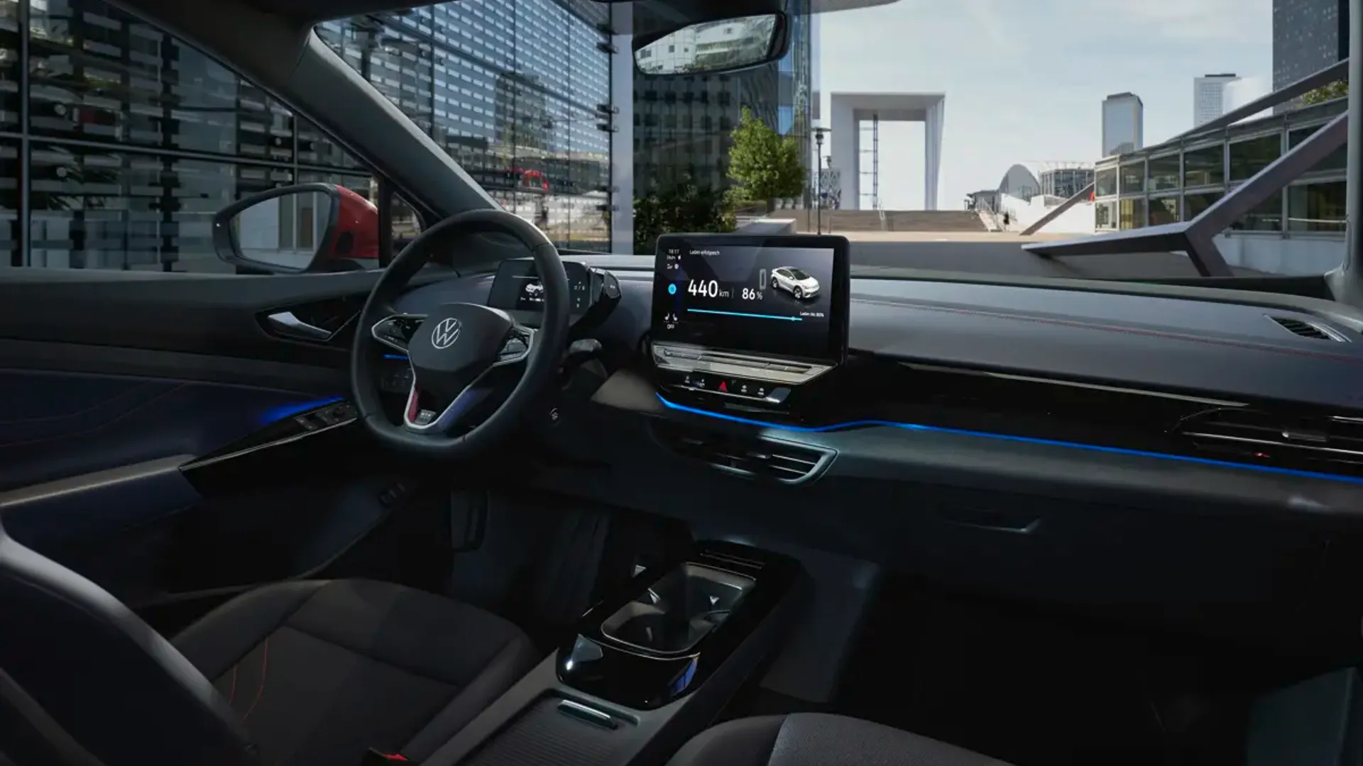 Elettronauti - Volkswagen ID.5 GTX 4MOTION - Interni - Vista della plancia