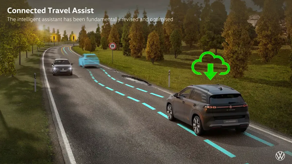 Elettronauti - Volkswagen ID. Cross Life - Schema tecnico - Vista anteriore a tre quarti