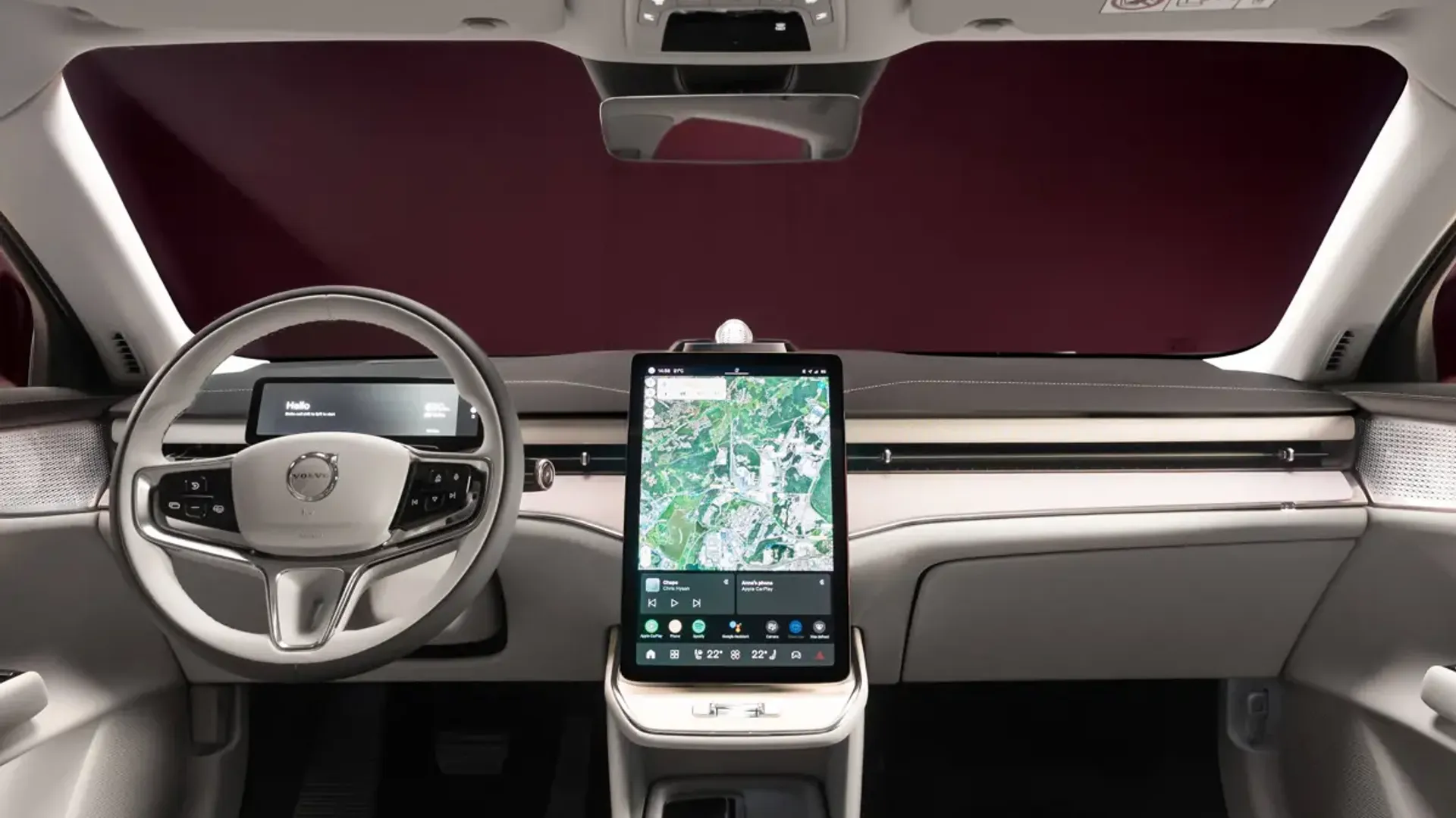 Elettronauti - Volvo ES90 Single Motor Extended Range - Plancia - Vista della plancia