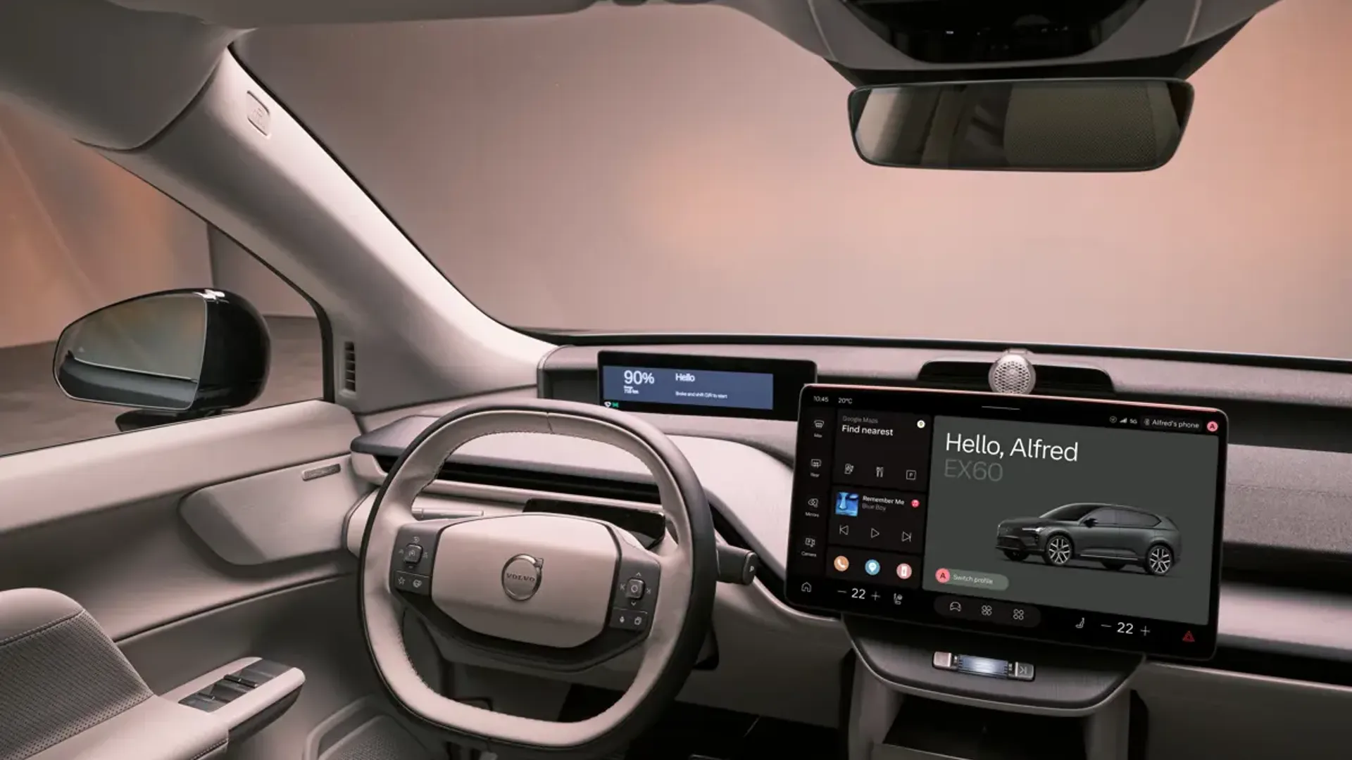 Elettronauti - Volvo EX60 P12 AWD - Infotainment
