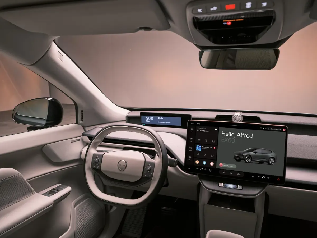 Elettronauti - Volvo EX60 P12 AWD - Infotainment