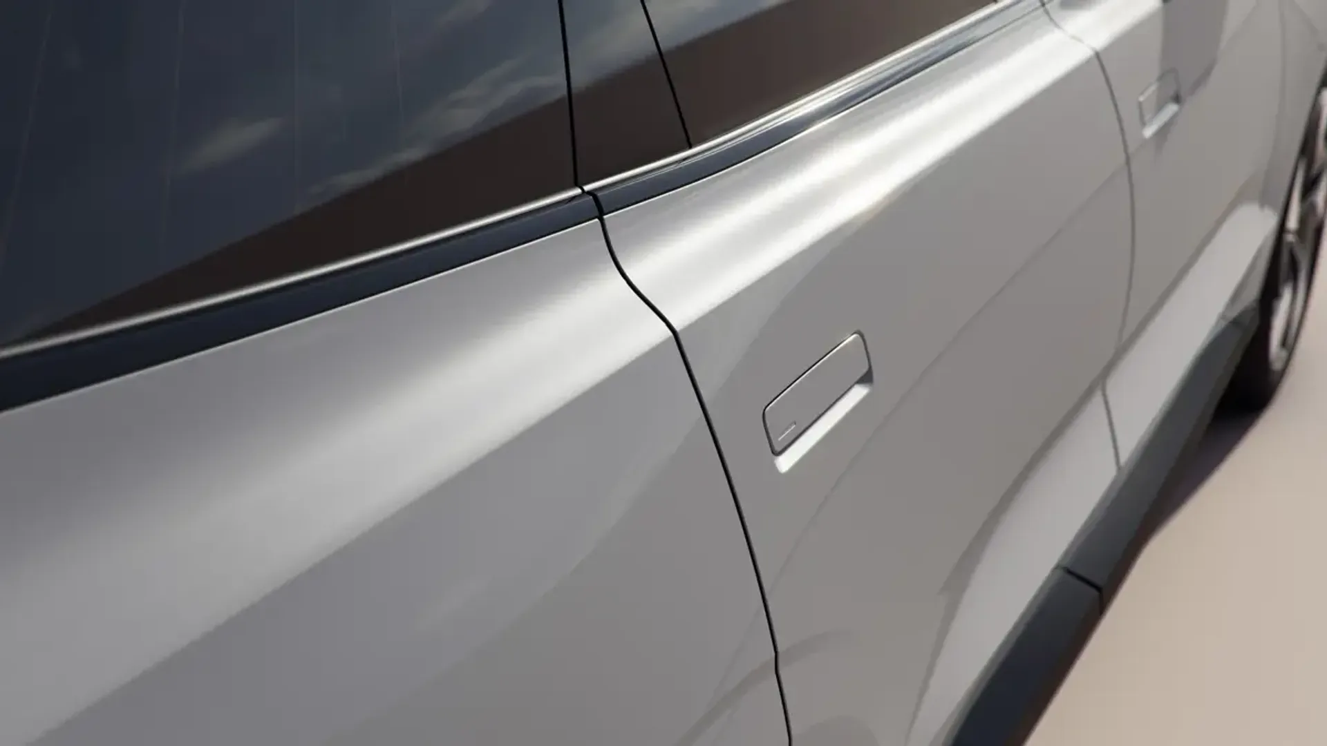 Elettronauti - Volvo EX90 Single Motor - Grigio - Esterno - Vista anteriore a tre quarti