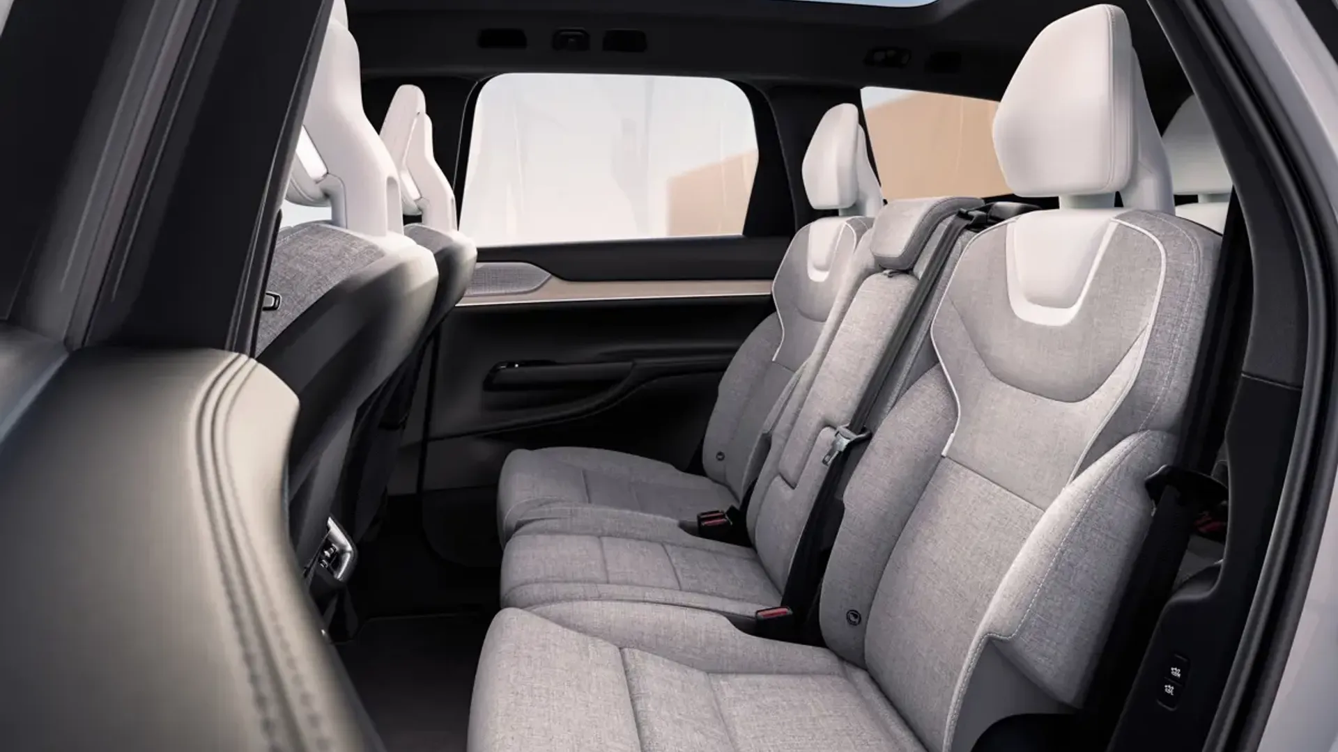 Elettronauti - Volvo EX90 Single Motor - Grigio - Sedili - Sedili posteriori